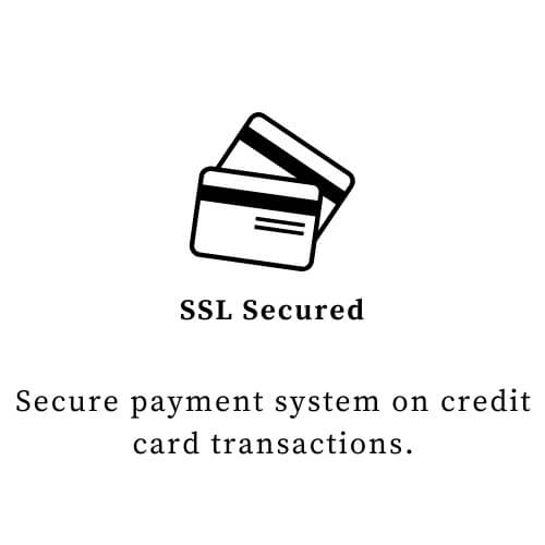 Our Credit Card Transaction are SSL secured.