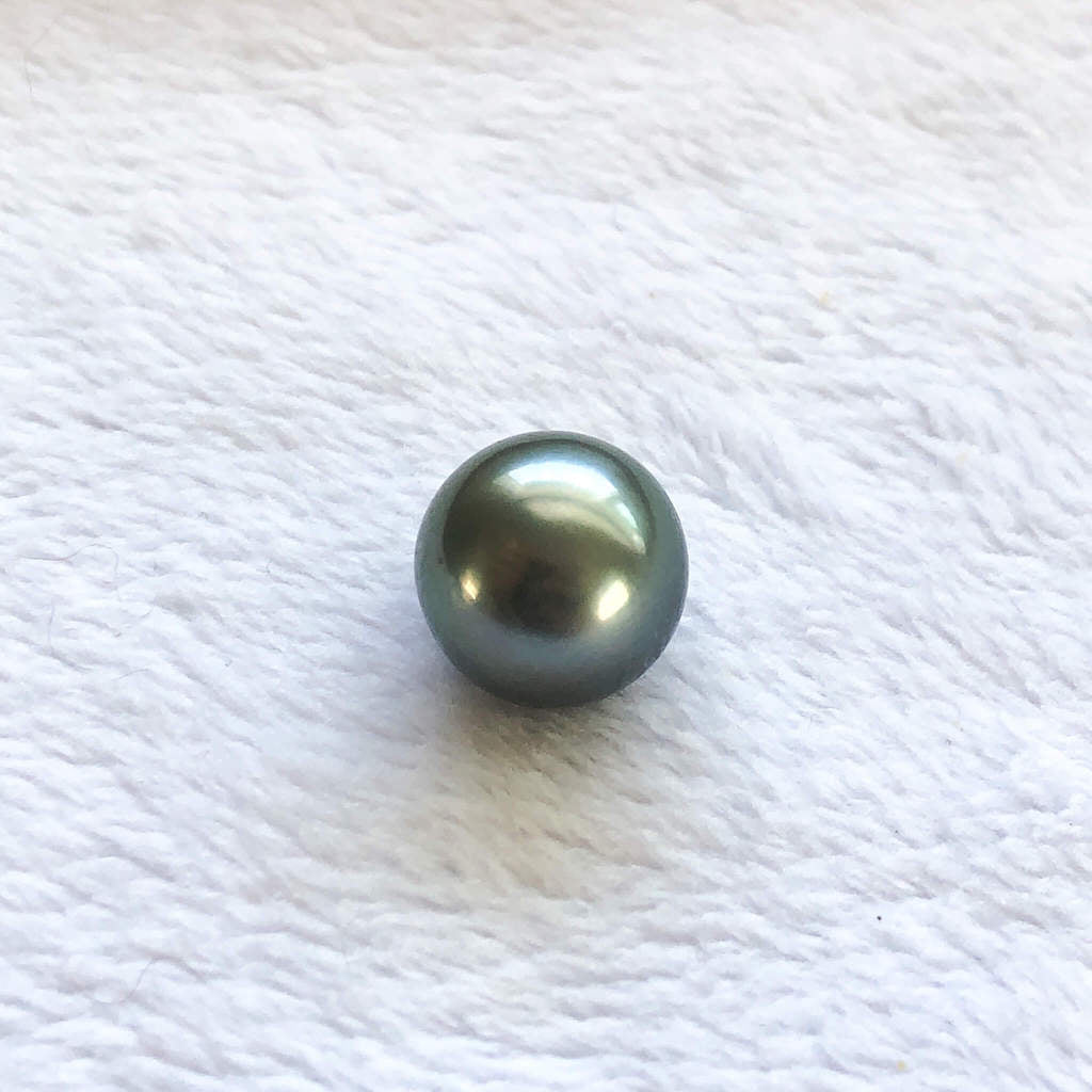 12.5mm Tahitian Pearl Light Green