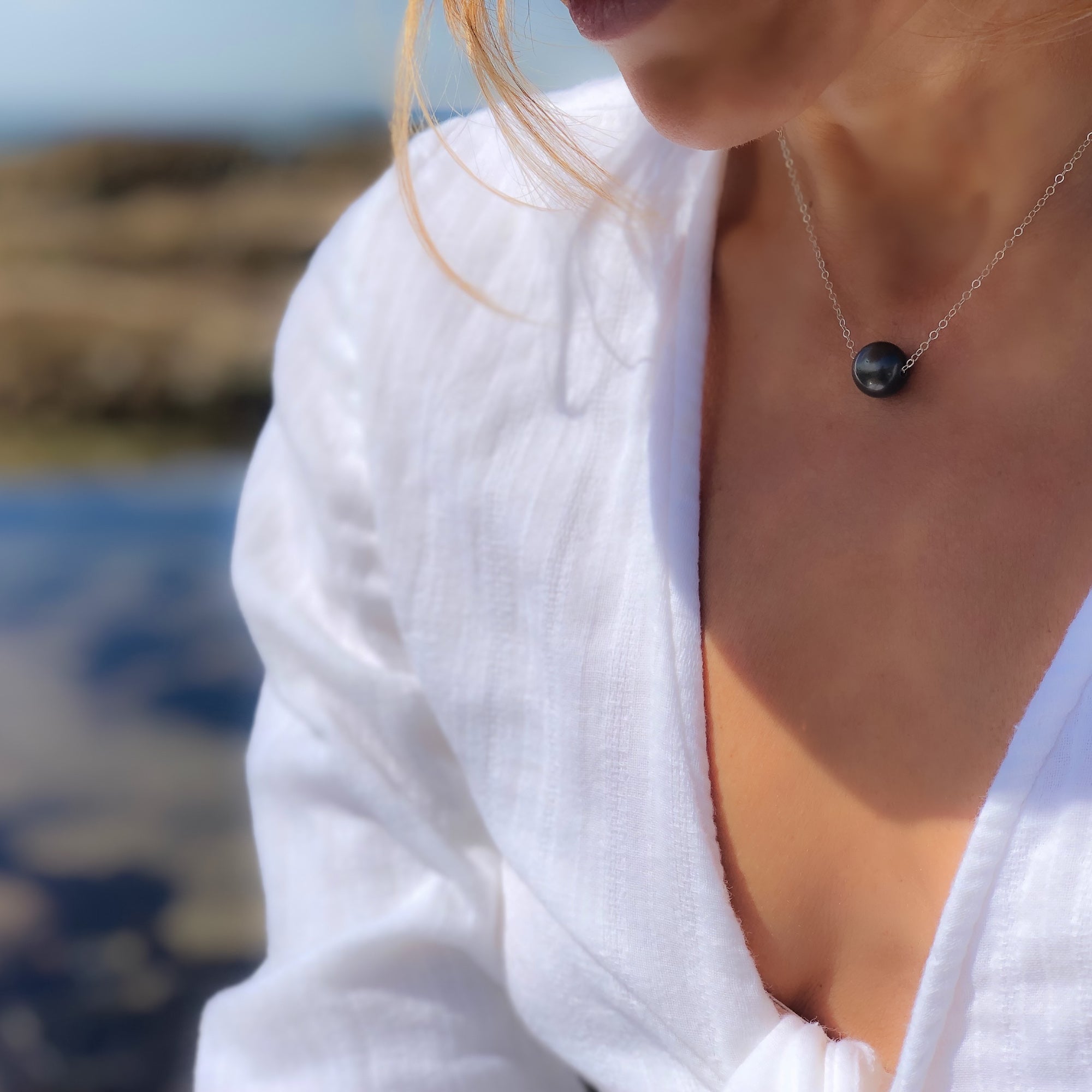 Genuine Tahitian Pearl Necklace
