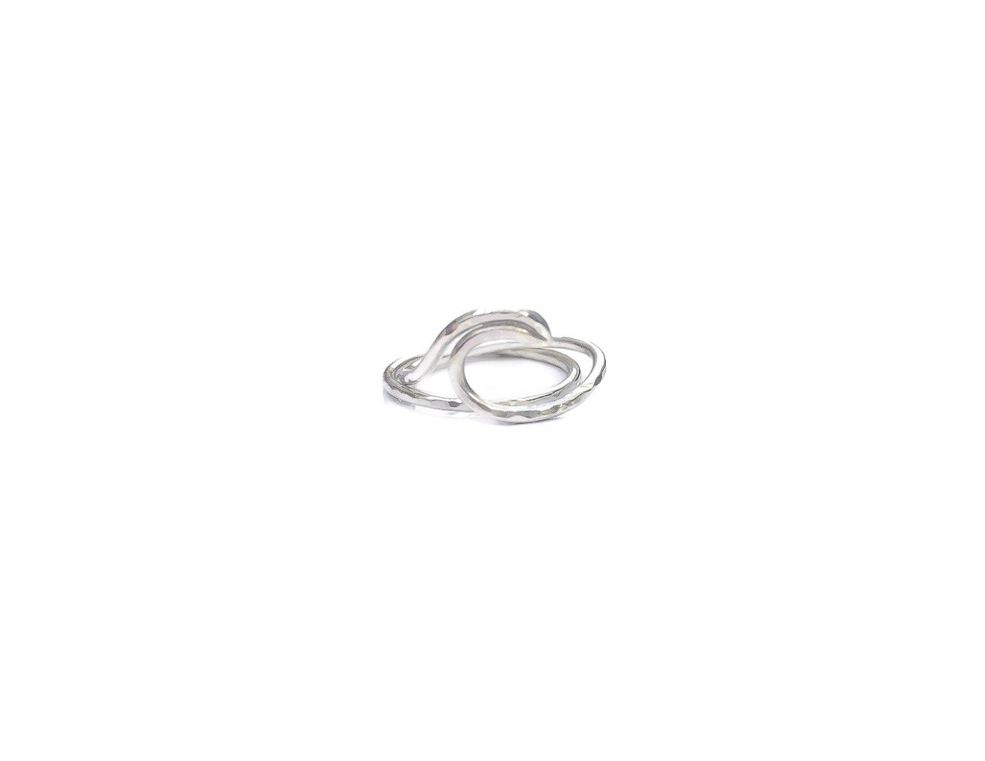 silver wave ring 